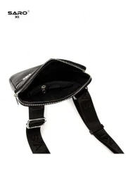 حقيبة كتف مائلة للرجال، قطعة واحدة، بجيوب جانبية، حقيبة رسول، حقيبة مربعة كاجوال، متعددة الوظائف للتنقل، لون