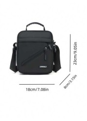 Fashion Large Capacity Men Shoulder Bag Travel Small Square Bag