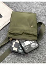 Men s Mini Shoulder Bag Messenger Bag Crossbody Bag Wallet Purse Sling Bag