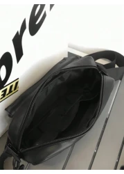 Men s Four Seasons Water Proof Letter Crossbody Bag Shoulder Bag Chest Bag Waist Bag With Headphones Empty Commute Bag Graduation Gifts Multi Functional For Books Freshman Bag Beach Bag Gym Bag Men Gi