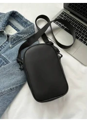 حقيبة كروس بو جلدية مع سحاب للتخزين الخارجي لعيد الهالوين