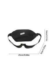 حقيبة صدر كاجوال عتيقة للجنسين، حقيبة رياضية متقاطعة للرجال، حقيبة بيلي للكتف