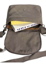 Pentagram Crossbody Bag Tassel Zipper Design Retro Classic Men Shoulder Bag Suitable For Hiking Commuting Travel School Sling Bag