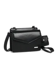 حقيبة كتف مربعة للرجال مع محفظة صغيرة، حقيبة جانبية وحقيبة حمل عبر الجسم، هدية مناسبة ليوم الأب والعيد والتنق