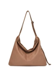 حقيبة واسعة السعة ذات موحد اللون عصرية، حقيبة كتف كاجوال للرجال، حقيبة رسول جنسية محايدة، حقيبة ظهر للطلاب في