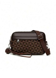2025 Minimalist Fashion Men s Handbag With Zipper Closure Suitable For Daily Use Travel Vacation Can Be Worn Crossbody Or As A Shoulder Bag