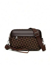 2025 Minimalist Fashion Men s Handbag With Zipper Closure Suitable For Daily Use Travel Vacation Can Be Worn Crossbody Or As A Shoulder Bag