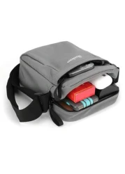 حقيبة هاتف مربعة للرجال من قماش أكسفورد عالي الجودة ، حقيبة كاجوال خارجية بحزام كتف للحمل عبر الجسم