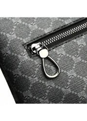Luxury Designer Casual Men s Clutch Wallet High Quality PU Leather Bifold Wallet Card Holder Phone Pouch