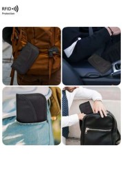 New Cross Border Car Key Signal Shielding Bag Anti Theft RFID Blocking Phone Signal Isolation Pouch Purse Essentials