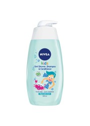 NIVEA 3in1 Kids Shower, Shampoo &amp; Conditioner 500ml