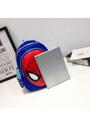 Marvel حقيبة أطفال وحقيبة نقود كرتونية رسمية من ديزني وماركة مارفل، حقيبة ظهر صغيرة كاجوال للخارج، حقيبة صدر لحم