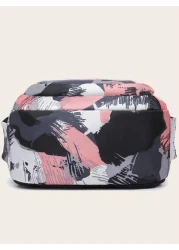 حقيبة ظهر أطفال ذات لون أحادي كاوي، حقيبة ظهر كاجوال سعة كبيرة، حقيبة ظهر مدرسية طلابية ذات لون أحادي بسيطة، ح