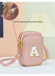 حقيبة جانبية بيد وحزام للكتف قماشية للهاتف، محفظة عمودية للنقود للفتيات، للسفر، للعودة إلى المدرسة، للهدايا