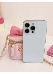 Bow Design Girls Mini Chain Strap Versatile Chic Shoulder Bag