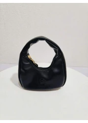 Kids Fashion Crescent Shaped Handbag Girls Casual Shoulder Bag Coin Purse Lipstick Pouch Soft Stylish Crossbody Bag Holiday Gift