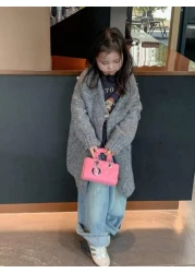 New European And American Style Embroidered Strap Charm Handbag Shoulder Bag Phone Crossbody Purse