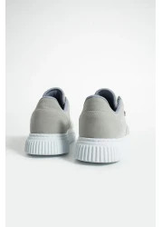 L.A Polo حذاء رياضي رجالي من جلد الغزال مريح بلون الجليد 039