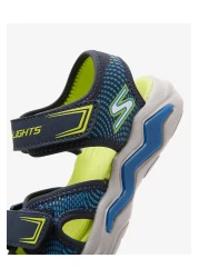Skechers صندل Erupters 4 Big Boy المضيء - أزرق داكن 401670 L Nvbl