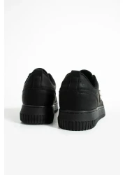 L.A Polo نعل سميك أسود للرجال Snekaer