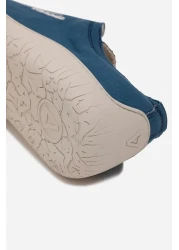 Vaneda حذاء رجالي من الكتان المريح V-Barefoot - أزرق نيلي 1383