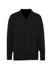  Collection Apaş Collar Oversize Linen Look Summer Shirt - TMNSS23GO00053