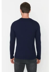  Collection Black-White-Navy Blue 3-Piece Basic Pack - 100% Cotton, Long Cut Tok T-Shirt Tmnaw21Ts0197