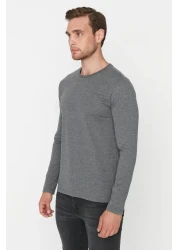  Collection Anthracite Melange-White-Black Regular/Normal Fit 3 Pack 100% Cotton T-Shirt Tmnaw21Ts0197