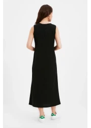  Modest Pack of 2 Black and Tan 100% Cotton Knitted Dress - TCTAW22UK0110