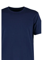  Collection Navy Blue Short Sleeve Crew Neck T-Shirt - Regular Fit TMNSS22TS0271