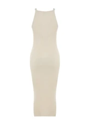  Collection فستان متوسط الطول من الحجر الأساسي - TWOSS23EL00738