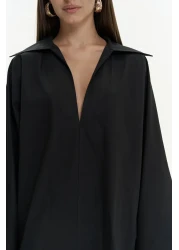 Mai Blenham Black Shirt Pants Set