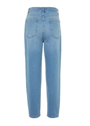  Collection Light Blue High Waist Mom Jeans TWOSS23JE00067
