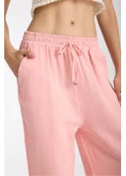 kaphone 10 بنطلون البالازو الموسلين للسيدات