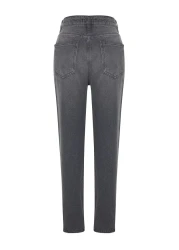  Collection Gray High Waist Mom Jeans TWOAW24JE00076