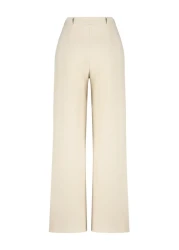  Collection Beige Wide Leg/Wide Leg Woven Pants TWOSS24PL00084