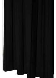  Modest Black Skirt Pleated Scuba Knitted Dress TCTAW24EL00000