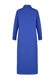  Modest فستان قميص منسوج بأزرار من Saks TCTSS24EB00137