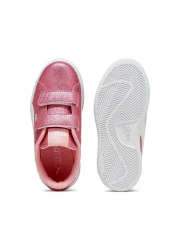 Puma Smash 3.0 Glitz Glam V Ps Girls' Sneakers Size 28-35 White-Pink