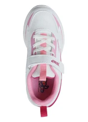 Jump 30007 White - Fuchsia Girl's Sneaker Casual Sneakers