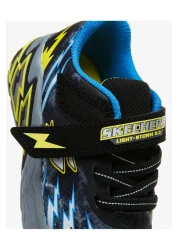 Skechers Light Storm 2.0 Little Boy Black Lighted Sports Shoes 400150 N Bkbl