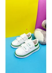 Nstil Green Men's Sneakers - Velcro Stitching, Thick Sole, Comfortable Lightweight 525Pf Sneakers