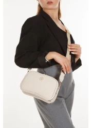 Adelina Bags Clover Detailed Women's Shoulder Bag - Cross Strap