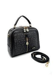 Just Polo حقيبة كتف نسائية مكونة من 4 أقسام وحزام طويل قابل للتعديل TM1137