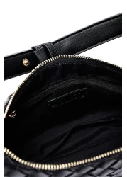 Derimod Women's Black Accessory Knitted Mini Shoulder Bag 25Sbd292329