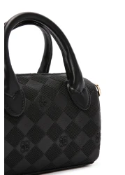 Derimod Women's Black Long Strap Printed Mini Crossbody Bag 25Sbd 200226