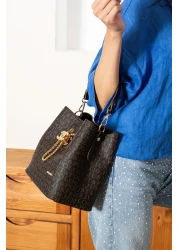 Just Polo Women's Hand And Shoulder Bag Jpm2065 Brown Red