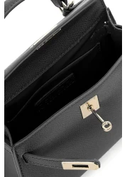 Derimod Women's Black Long Strap Mini Crossbody Bag 25Sbd2929Ft