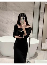 1pc Velvet Box Clutch Bag Glittery Metal Crystal Decor Evening Bag For Gown Formal Party Wedding Bridal Purse Crossbody Bag