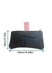Dual Purpose Large Capacity Portable Makeup Bag Stationery Organizer Pencil Case Minimalist Design For Everyday Carry Including Lipstick